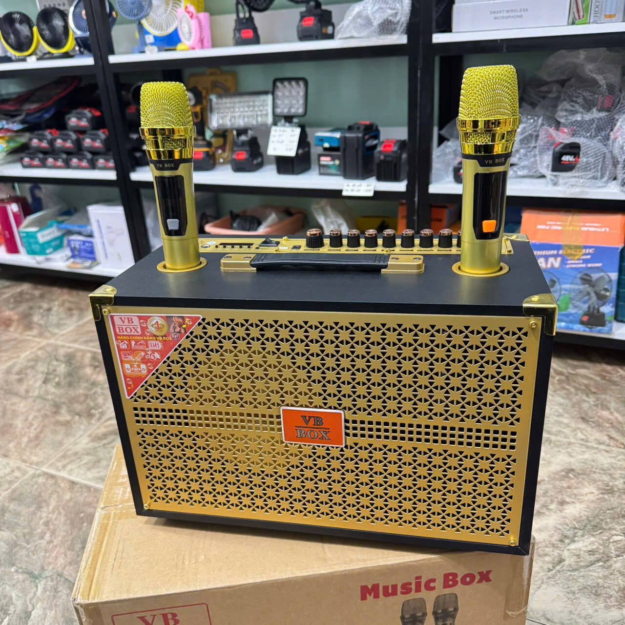LOA KARAOKE VB BOX VB668 BASS 8" 4 LOA KARAOKE VB BOX VB668 BASS 8" - Ảnh 4