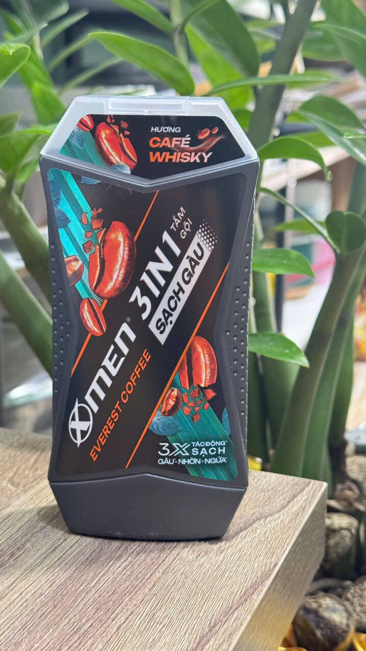 Dầu tắm gội XMEN 3in1 150g whisky cafe