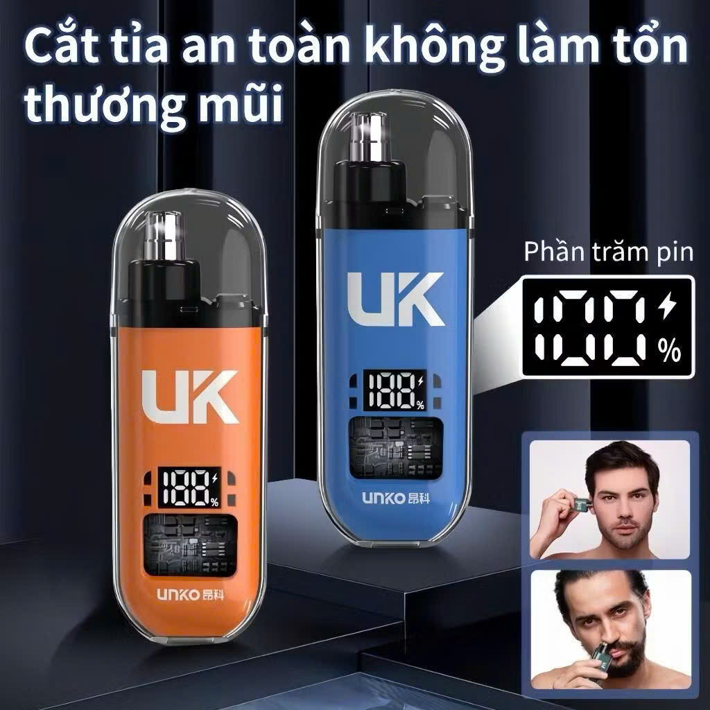 Máy tỉa lông mũi sử dụng pin UK