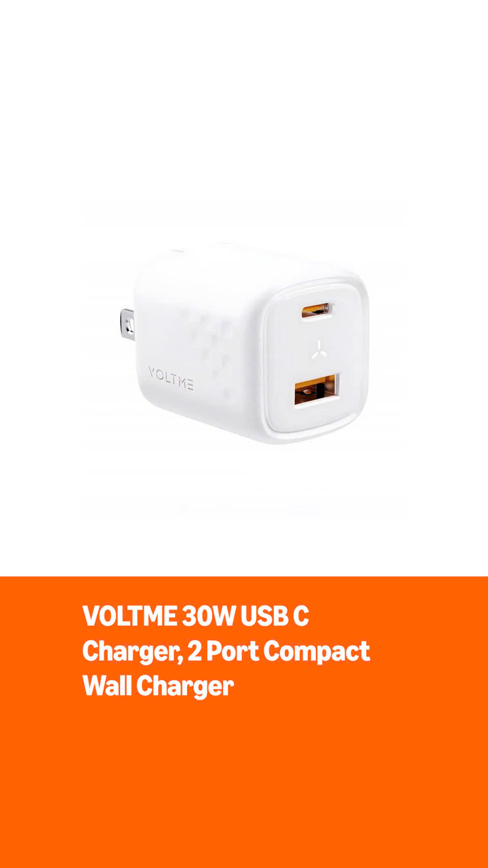 CỐC SẠC VOLTME 2 CỔNG 30W 2 CỐC SẠC VOLTME 2 CỔNG 30W - Ảnh 2