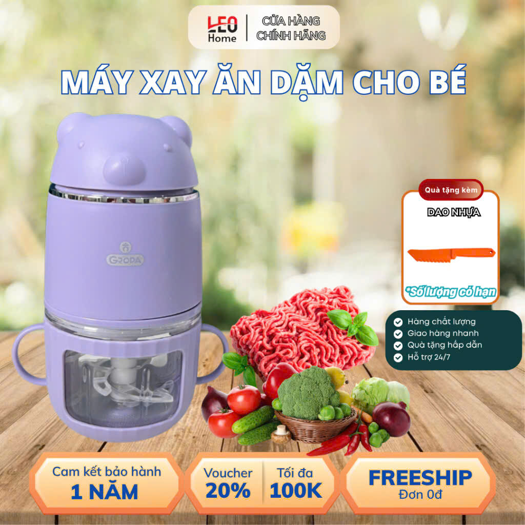 MÁY XAY ĐỒ ĂN DẶM GROPA G8-601