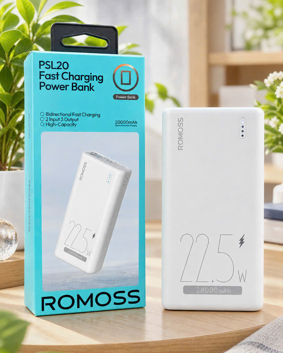 SẠC DỰ PHÒNG ROMOSS 20.000MAH PSL20