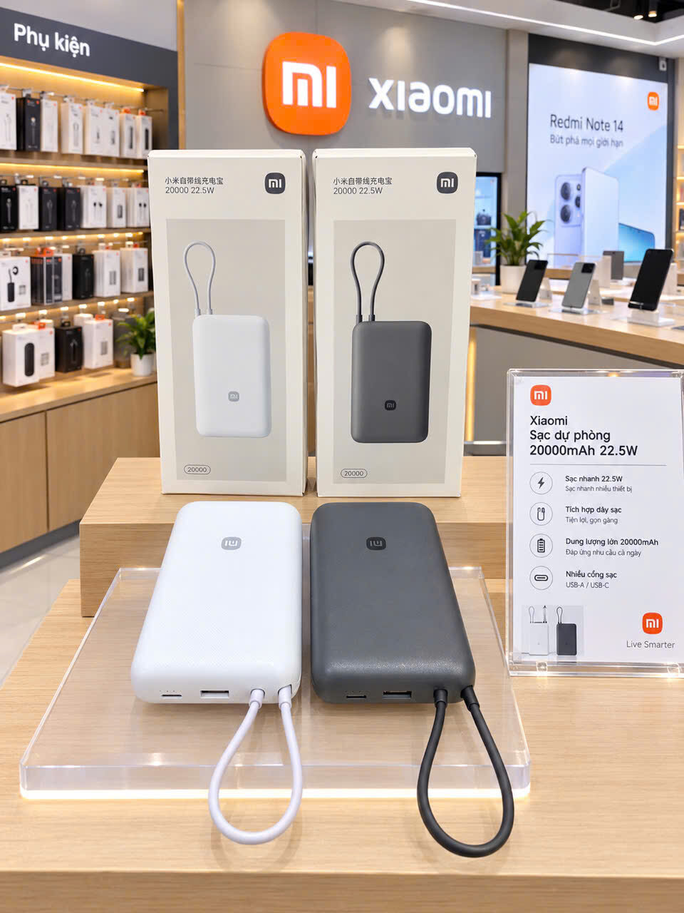 SẠC DỰ PHÒNG XIAOMI 20.000MAH 22.5W