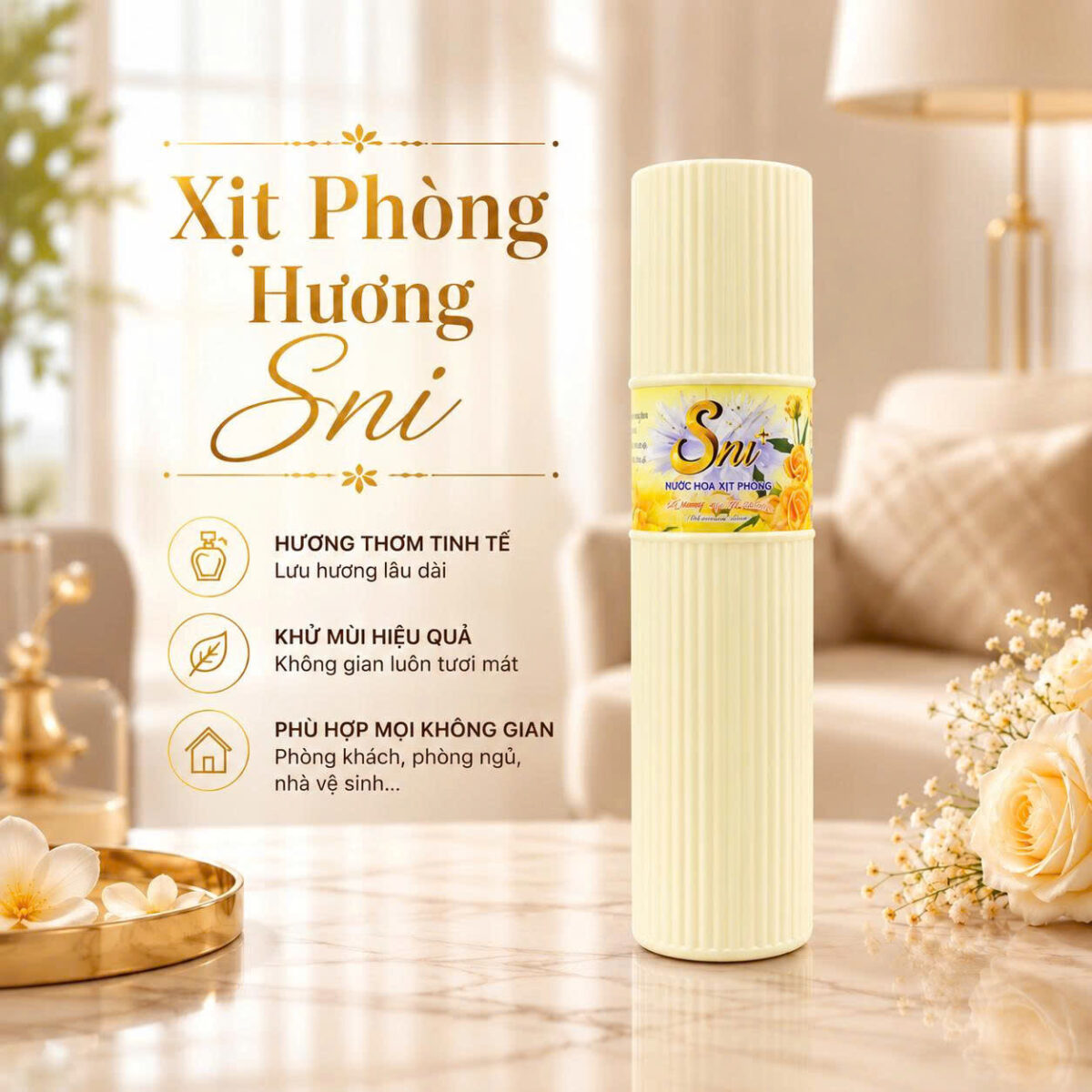 XỊT THƠM PHÒNG HƯƠNG NƯỚC HOA SNI