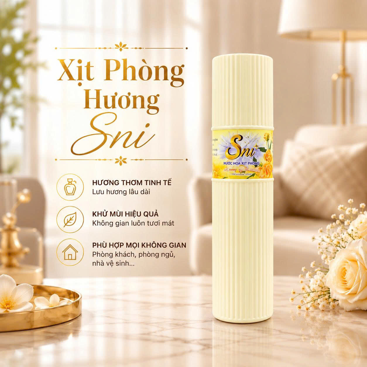 XỊT THƠM PHÒNG HƯƠNG NƯỚC HOA SNI 1 XỊT THƠM PHÒNG HƯƠNG NƯỚC HOA SNI