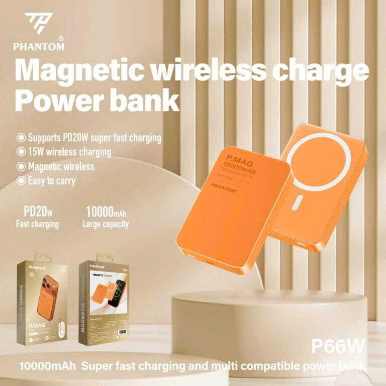 PIN SẠC DỰ PHÒNG KHÔNG DÂY P66 10.000MAH