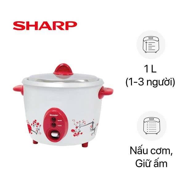 NỒI CƠM ĐIỆN SHARP NẮP RỜI 1.0L