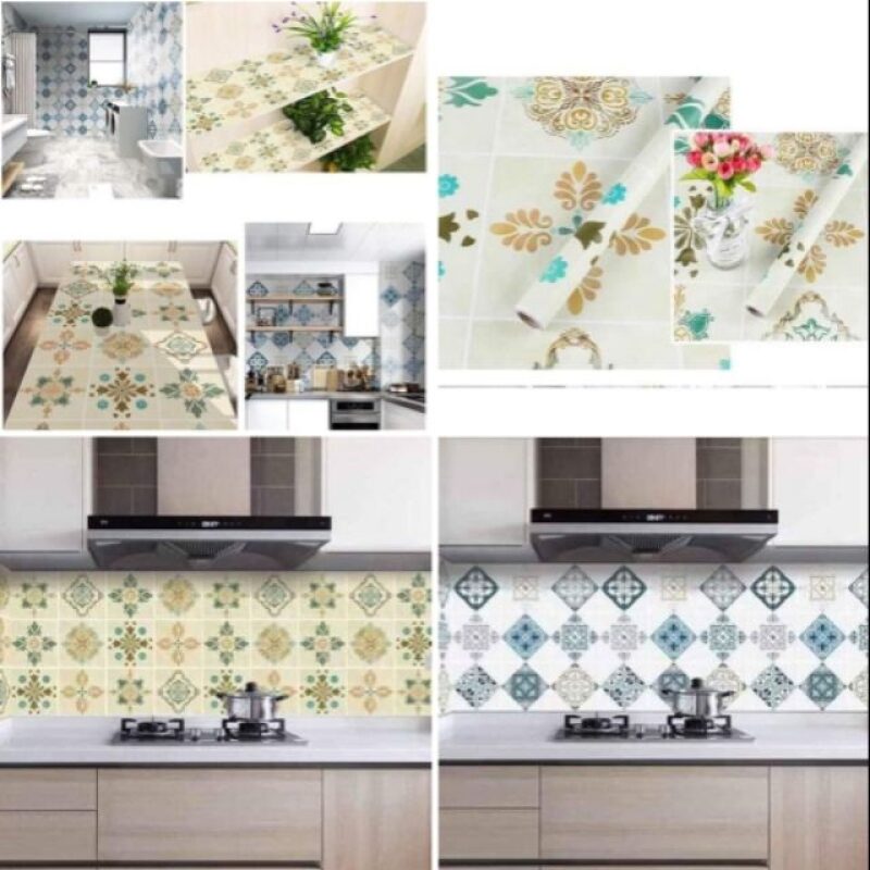 GIẤY DÁN BẾP HOA VĂN CÁCH NHIỆT CHỐNG DẦU MỠ 3 GIẤY DÁN BẾP HOA VĂN CÁCH NHIỆT CHỐNG DẦU MỠ - Ảnh 3