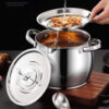 CA LỌC DẦU INOX KÈM MUỖNG TAI THỎ 5 2 65