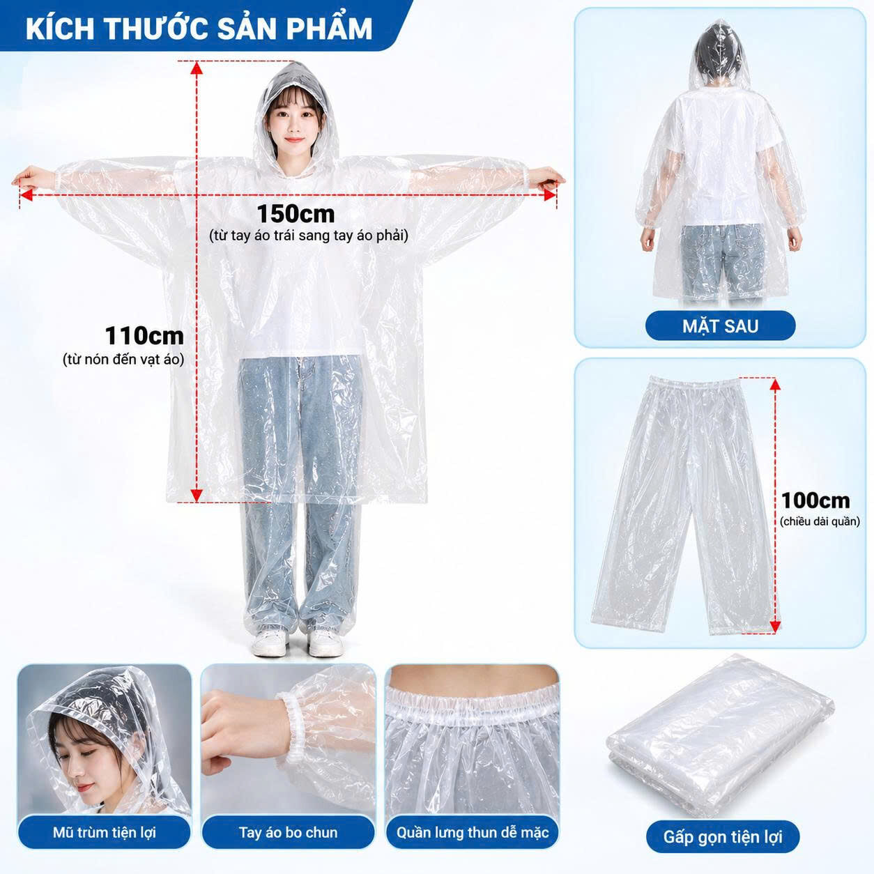 ÁO MƯA BỘ NILONG TRONG SUỐT 3 ÁO MƯA BỘ NILONG TRONG SUỐT - Ảnh 3
