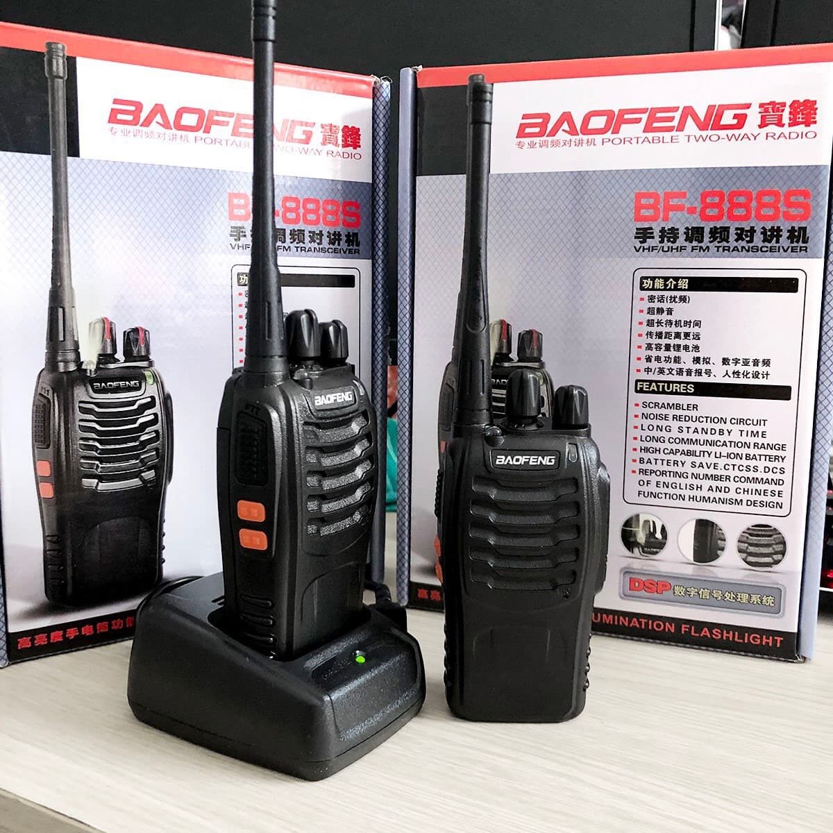 COMBO 2 BỘ ĐÀM BAOFENG BF-888s