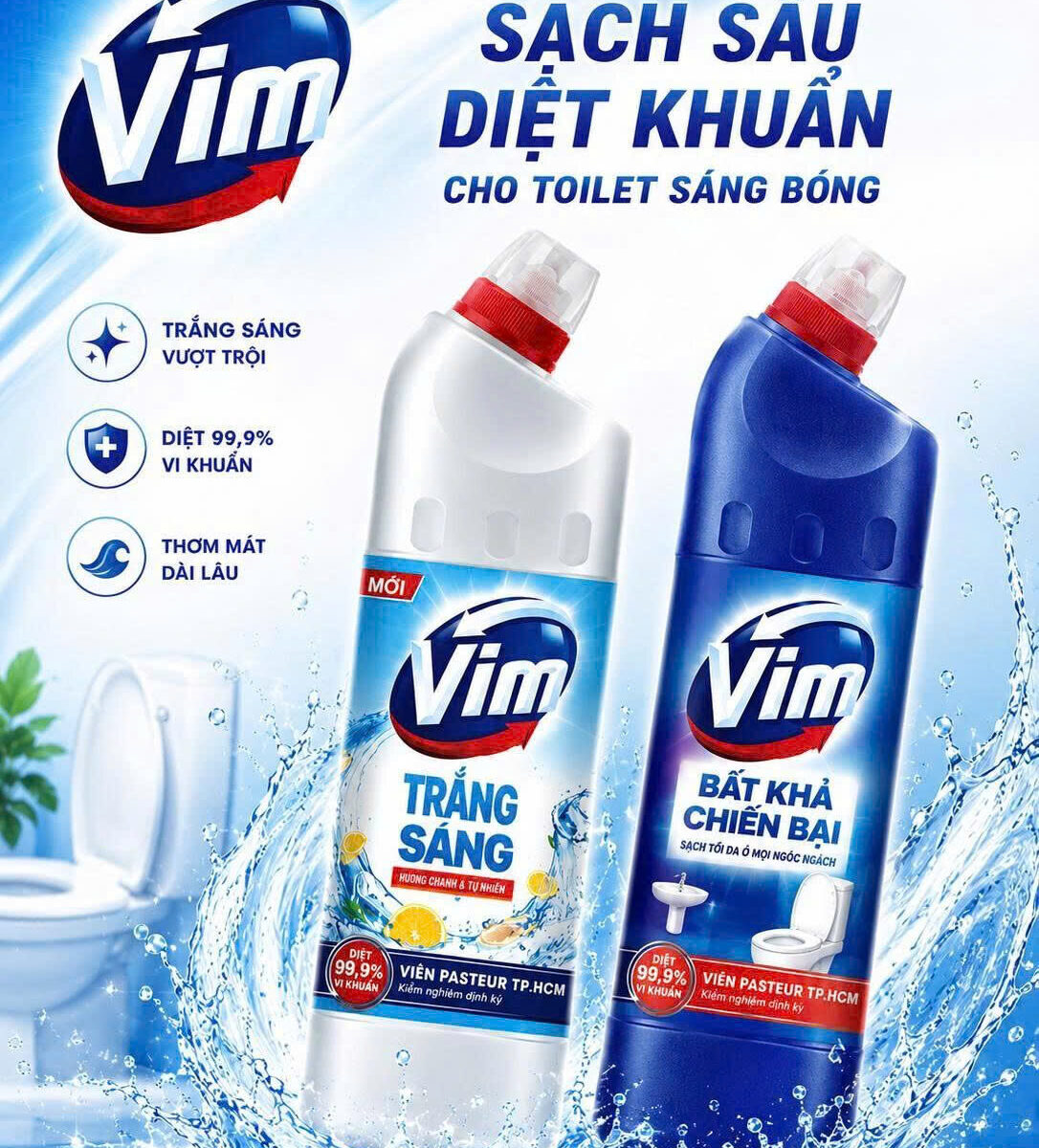 VIM TẨY BỒN CẦU 900ML