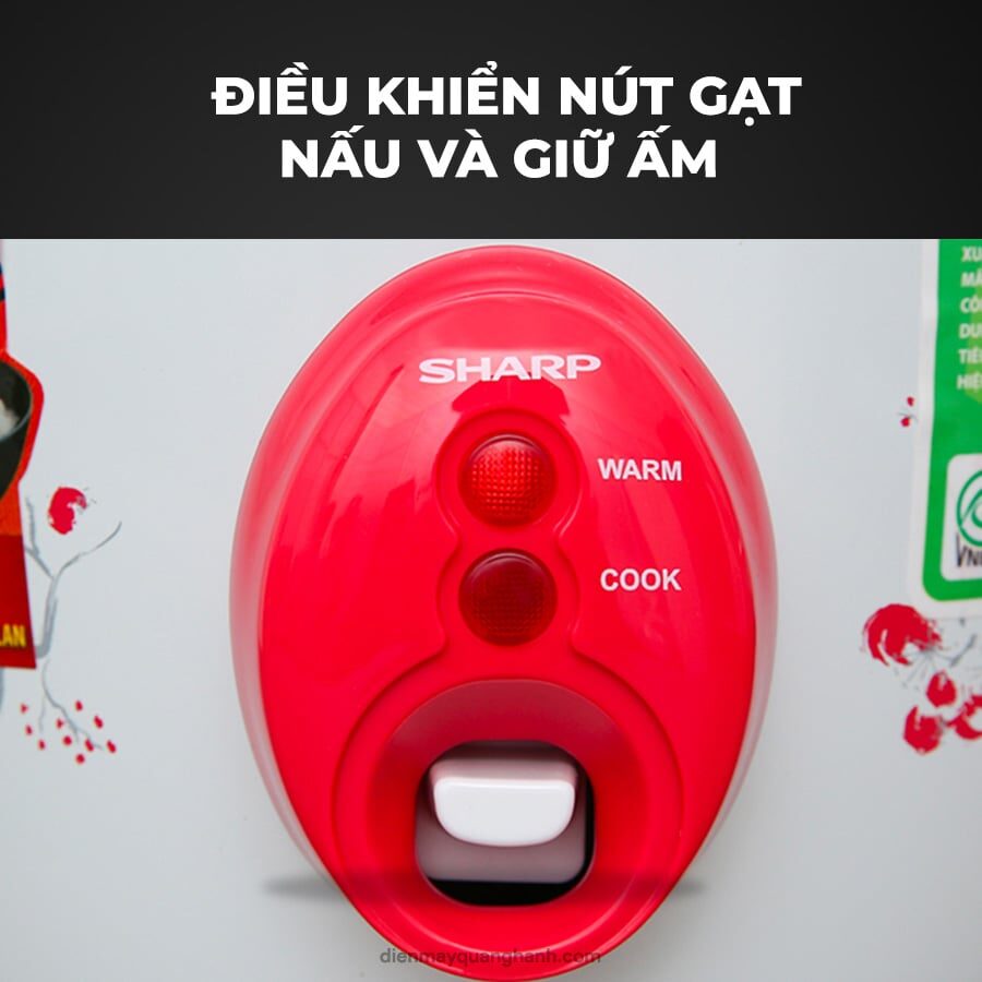NỒI CƠM ĐIỆN SHARP NẮP RỜI 1.0L 2 NỒI CƠM ĐIỆN SHARP NẮP RỜI 1.0L - Ảnh 2