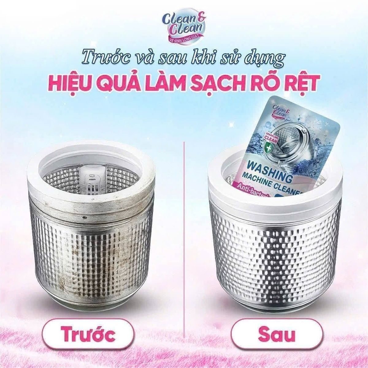 BỘT TẨY VỆ SINH LỒNG MÁY GIẶT DẠNG BỊCH 300G 2 BỘT TẨY VỆ SINH LỒNG MÁY GIẶT DẠNG BỊCH 300G - Ảnh 2