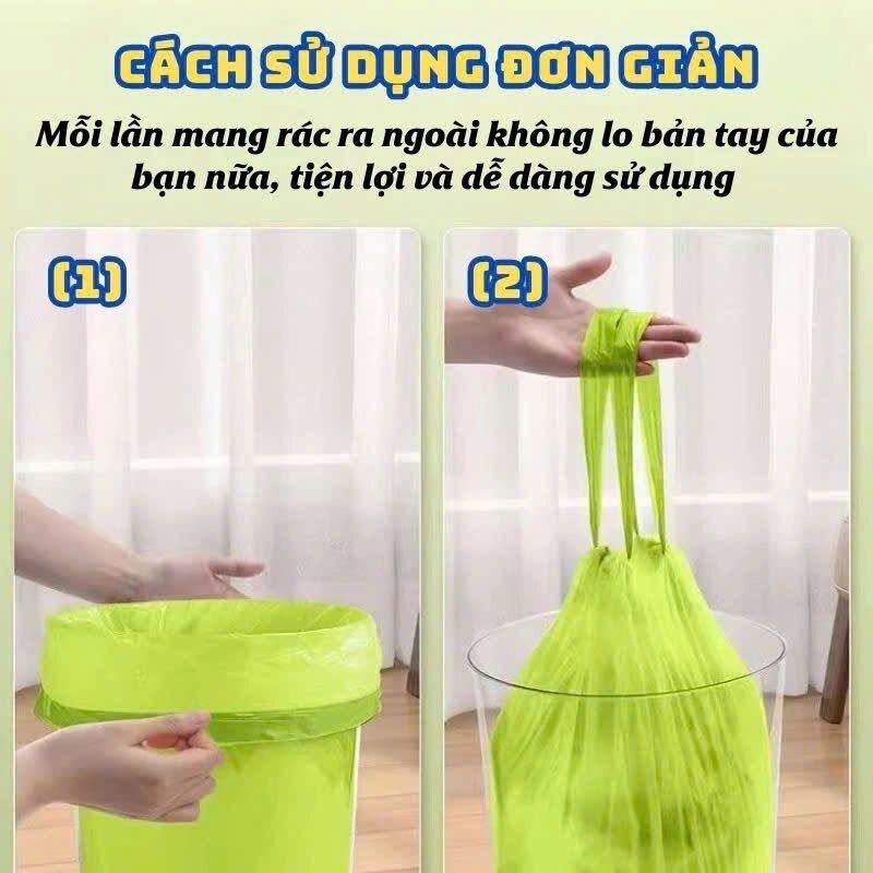TÚI ĐỰNG RÁC RÚT DÂY ĐUỔI MUỖI HƯƠNG NGÃI CỨU 3 TÚI ĐỰNG RÁC RÚT DÂY ĐUỔI MUỖI HƯƠNG NGÃI CỨU - Ảnh 3