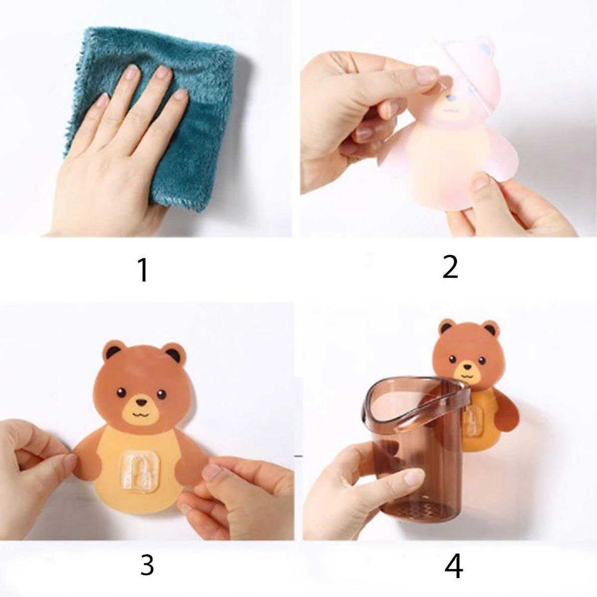 CỐC ĐỰNG ĐỒ ĐA NĂNG HÌNH GẤU 5 CỐC ĐỰNG ĐỒ ĐA NĂNG HÌNH GẤU - Ảnh 5