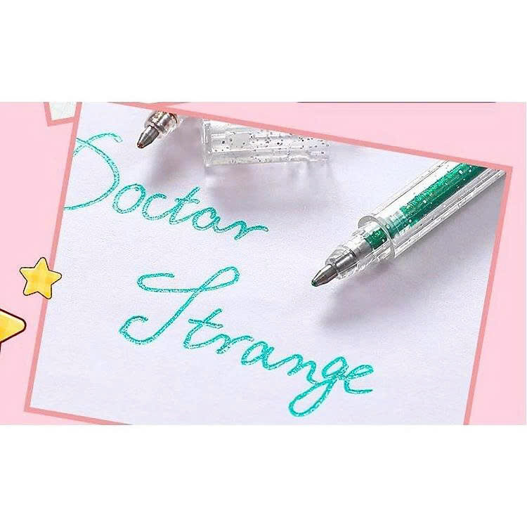 HỘP 8 BÚT GEL NHŨ KIM TUYẾN 5 HỘP 8 BÚT GEL NHŨ KIM TUYẾN - Ảnh 5