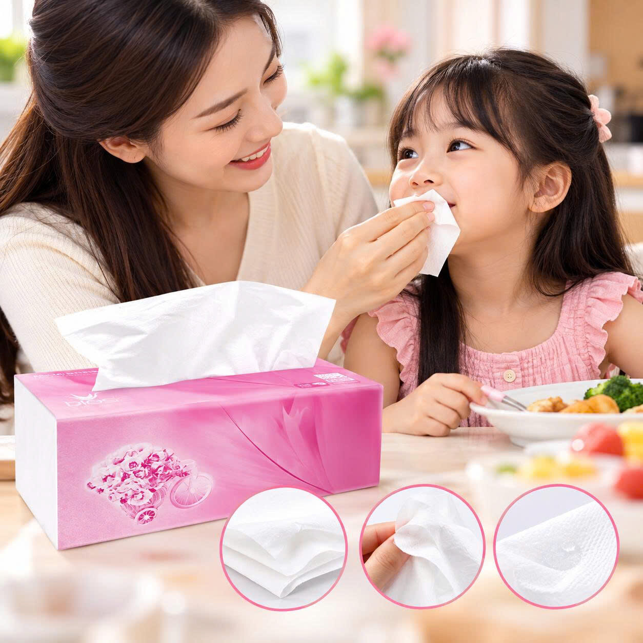 KHĂN GIẤY RÚT BLESS YOU 250 TỜ / GÓI 4 KHĂN GIẤY RÚT BLESS YOU 250 TỜ / GÓI - Ảnh 4