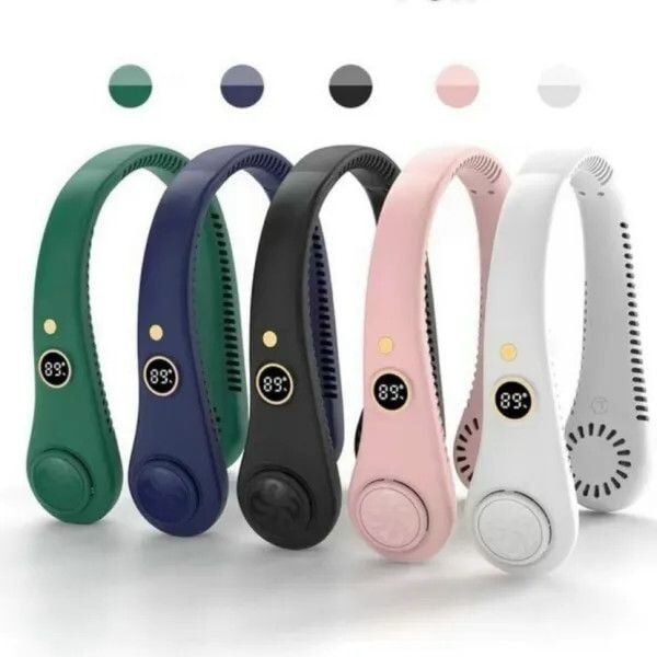 QUẠT ĐEO CỔ 5 TỐC ĐỘ CÓ MÀN HÌNH R8 4 QUẠT ĐEO CỔ 5 TỐC ĐỘ CÓ MÀN HÌNH R8 - Ảnh 4