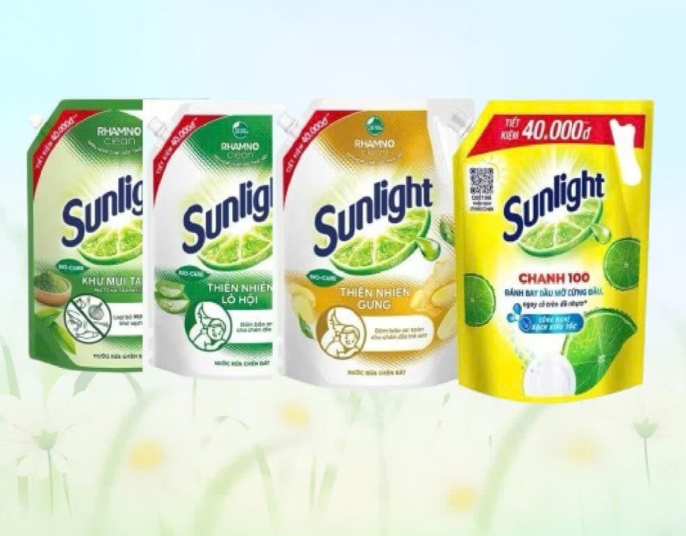 NƯỚC RỬA CHÉN SUNLIGHT TÚI 3.3KG