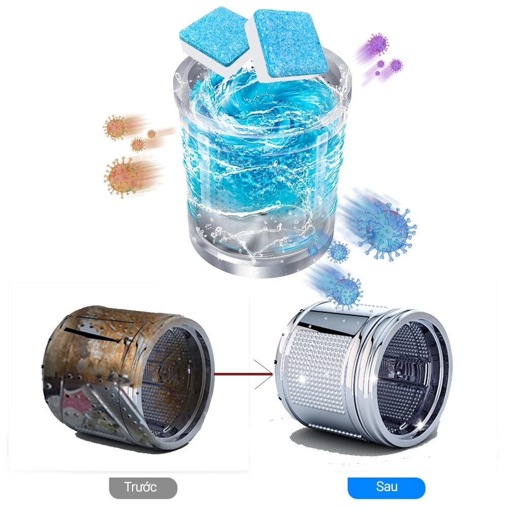 BỘT TẨY VỆ SINH LỒNG MÁY GIẶT DẠNG BỊCH 400G 2 BỘT TẨY VỆ SINH LỒNG MÁY GIẶT DẠNG BỊCH 400G - Ảnh 2