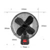 QUẠT LÔNG SẮT TÍCH ĐIỆN XOAY X7 4 4 261