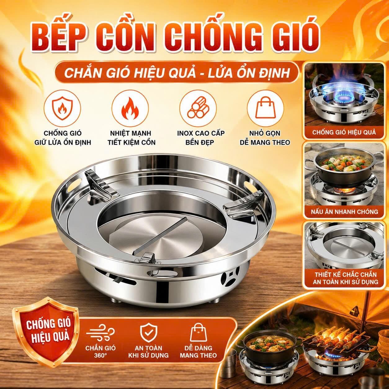 BẾP CỒN MINI ALSTO CAO CẤP 1 BẾP CỒN MINI ALSTO CAO CẤP