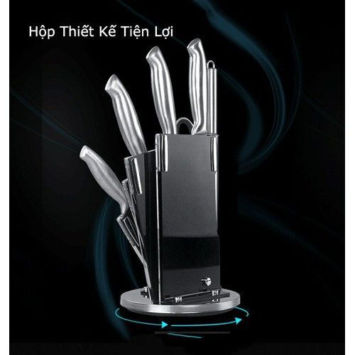 BỘ DAO NHẬT 5 MÓN CÓ ĐẾ 4 BỘ DAO NHẬT 5 MÓN CÓ ĐẾ - Ảnh 4