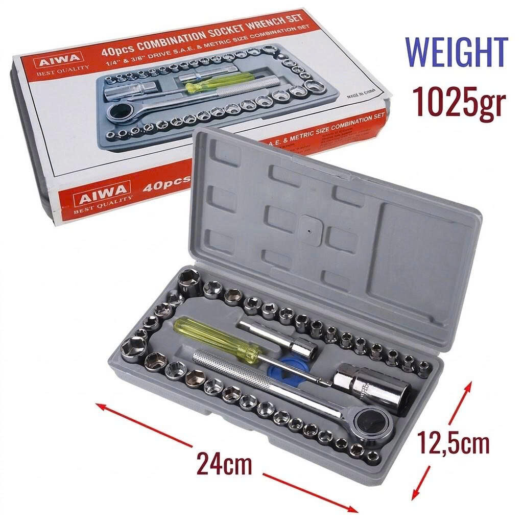 BỘ SỮA CHỮA CHUYÊN DỤNG 40 CHI TIẾT 3 BỘ SỮA CHỮA CHUYÊN DỤNG 40 CHI TIẾT - Ảnh 3