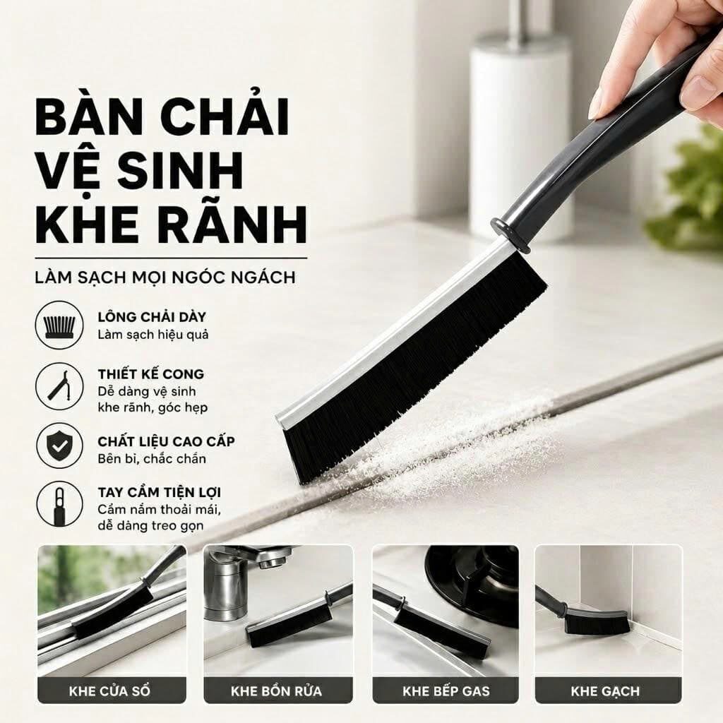 BÀN CHẢI VỆ SINH KHE RÃNH CÁN DÀI