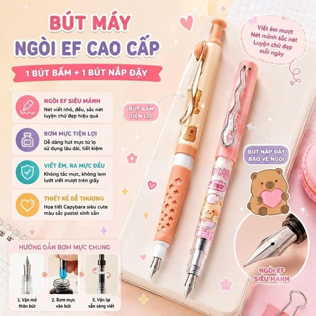 BÚT MÁY NGÒI EF CHO BÉ