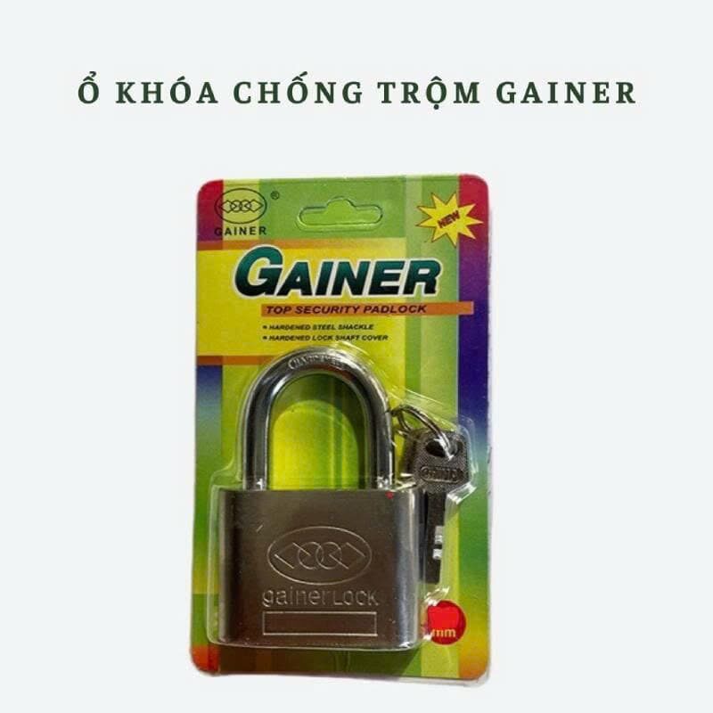 Ổ KHOÁ THƯỜNG GAINER 50MM 3 CHÌA