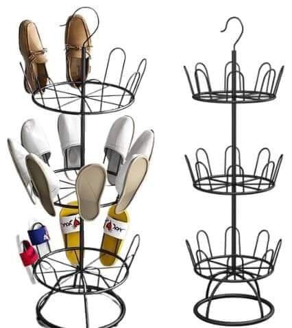 KỆ PHƠI GIÀY SẮT 3 TẦNG MÓC TREO 2 KỆ PHƠI GIÀY SẮT 3 TẦNG MÓC TREO - Ảnh 2