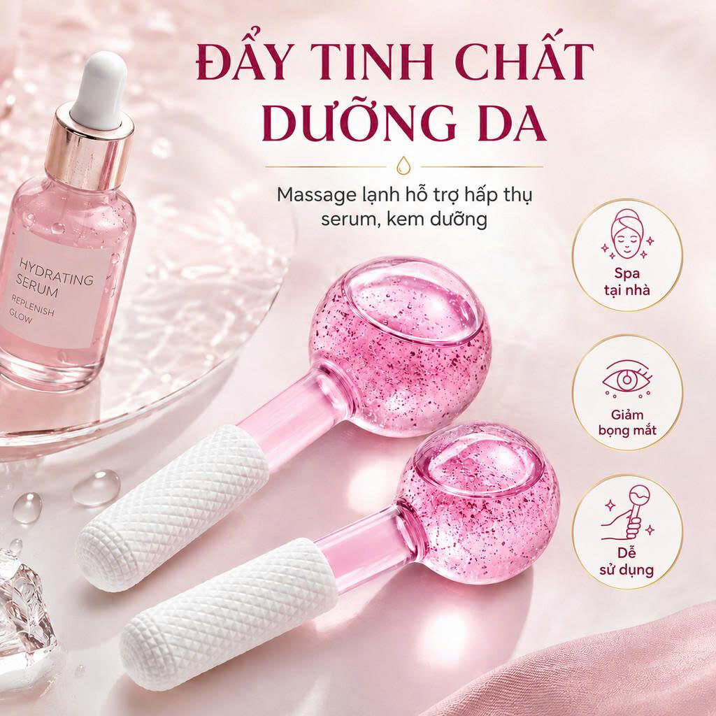 QUẢ CẦU LẠNH MASSAGE MẶT 5 QUẢ CẦU LẠNH MASSAGE MẶT - Ảnh 5