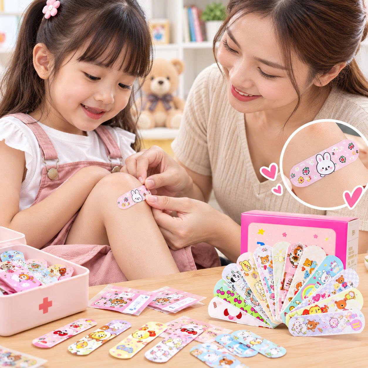 HỘP 100 BĂNG KEO CÁ NHÂN HOẠ TIẾT XINH XẮN 3 HỘP 100 BĂNG KEO CÁ NHÂN HOẠ TIẾT XINH XẮN - Ảnh 3