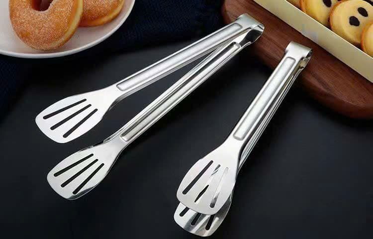 DỤNG CỤ KẸP INOX GẮP ĐÁ, THỨC ĂN