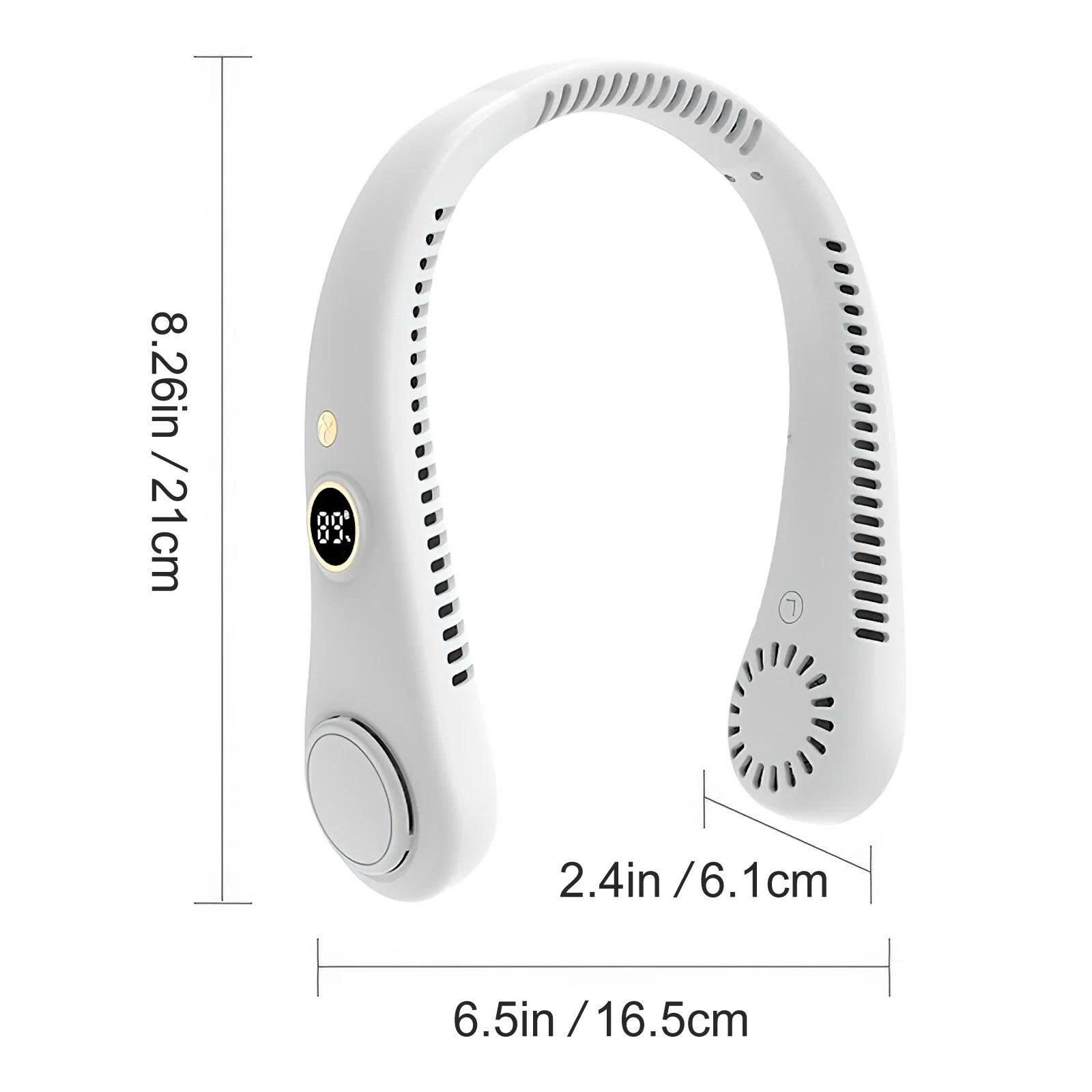 QUẠT ĐEO CỔ 5 TỐC ĐỘ CÓ MÀN HÌNH R8 2 QUẠT ĐEO CỔ 5 TỐC ĐỘ CÓ MÀN HÌNH R8 - Ảnh 2