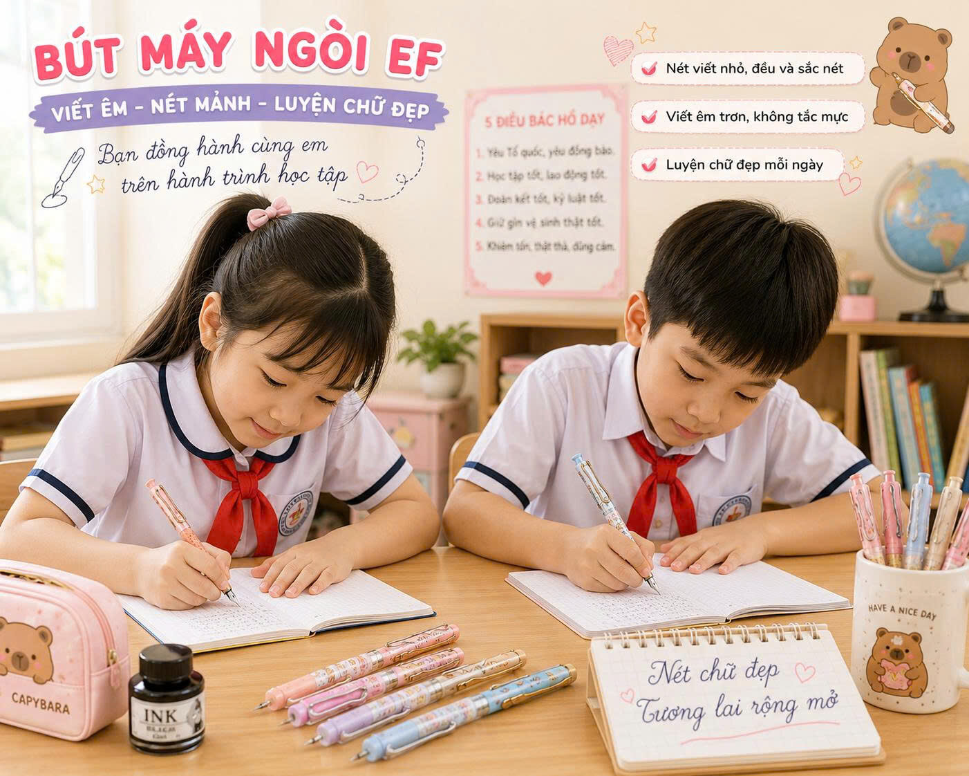 BÚT MÁY NGÒI EF CHO BÉ 4 BÚT MÁY NGÒI EF CHO BÉ - Ảnh 4