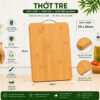 THỚT GỖ BAMBOO HÌNH CHỮ NHẬT (24 x 34cm) 8 6 73