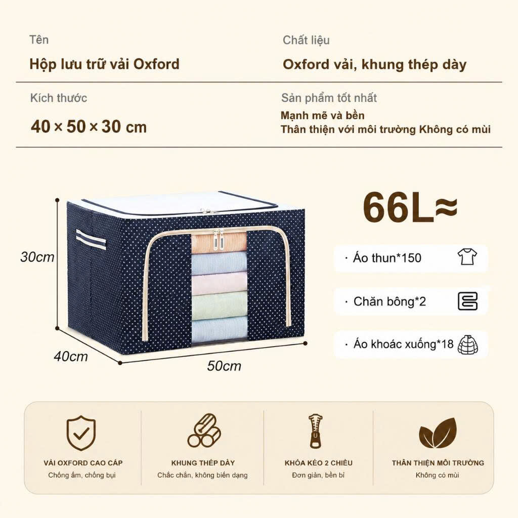HỘP ĐỰNG ĐỒ ĐA NĂNG LIVING BOX (66 LIT) 2 HỘP ĐỰNG ĐỒ ĐA NĂNG LIVING BOX (66 LIT) - Ảnh 2