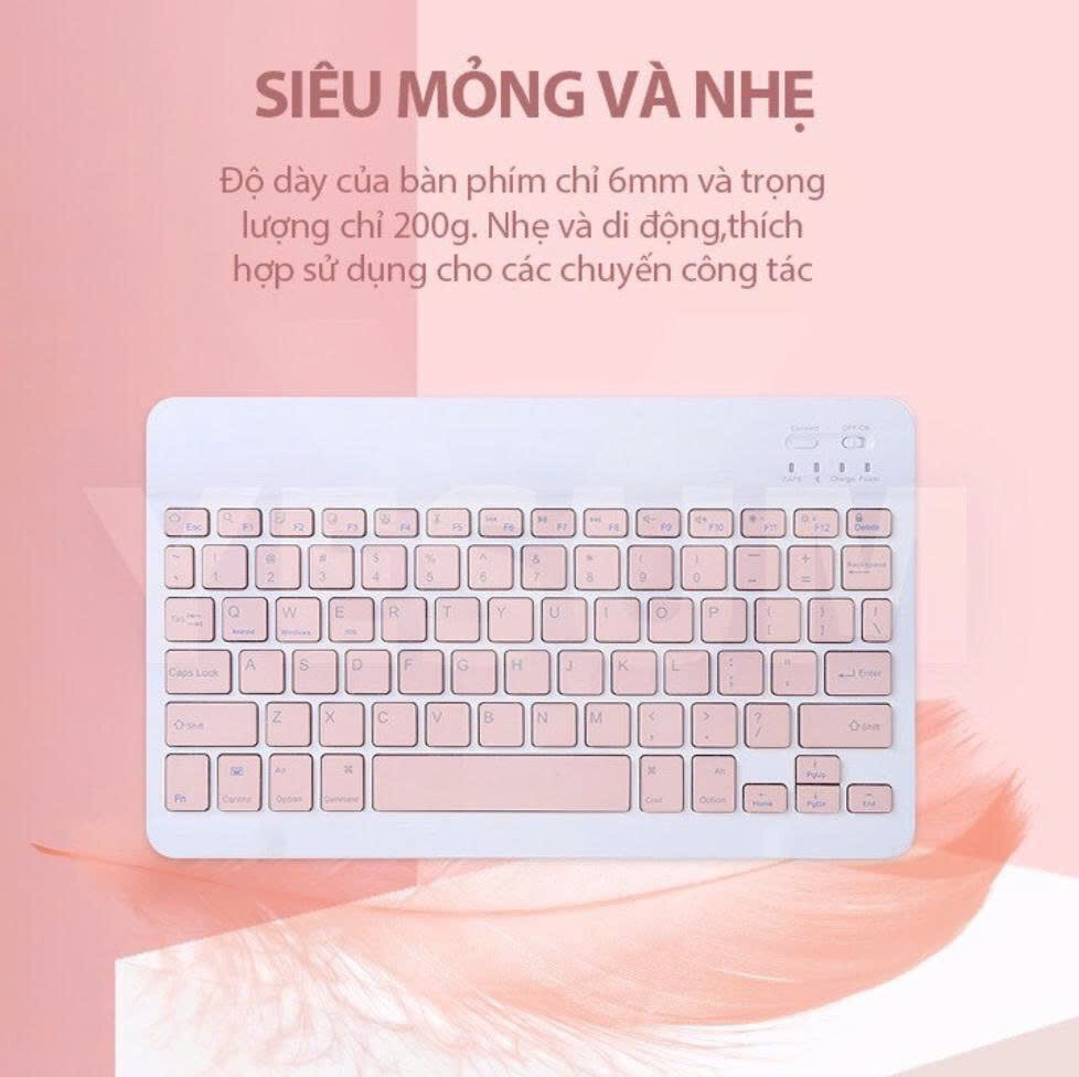COMBO PHÍM CHUỘT BLUETOOTH 5.0 CHO MTB/IP/ IPAD 5 COMBO PHÍM CHUỘT BLUETOOTH 5.0 CHO MTB/IP/ IPAD - Ảnh 5