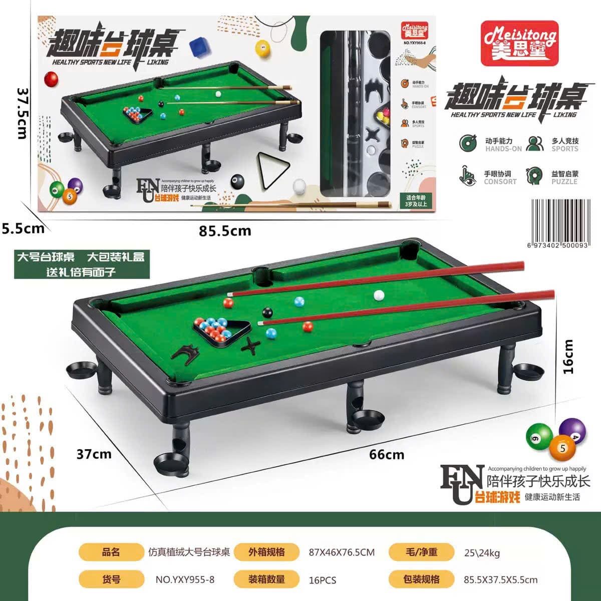 BỘ BÀN BIDA 6 LỖ CHO BÉ