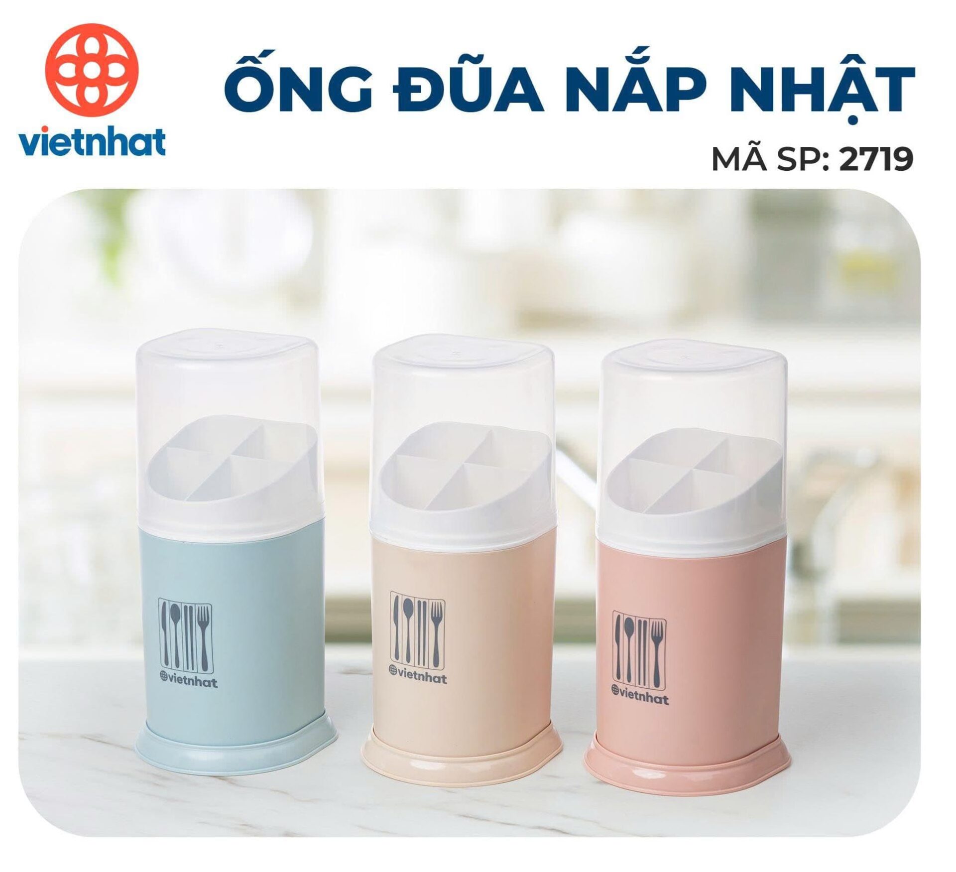 ỐNG ĐŨA CÓ NẮP VIỆT NHẬT 2719