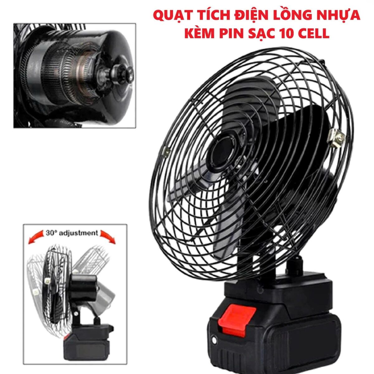 QUẠT TÍCH ĐIỆN LỒNG NHỰA ĐỦ PHỤ KIỆN