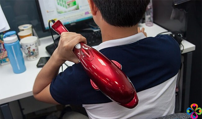 MÁY MASSAGE CẦM TAY HÌNH CÁ HEO 2 MÁY MASSAGE CẦM TAY HÌNH CÁ HEO - Ảnh 2