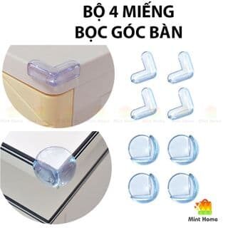 COMBO 4 MIẾNG BỌC CẠNH BÀN AN TOÀN CHO BÉ