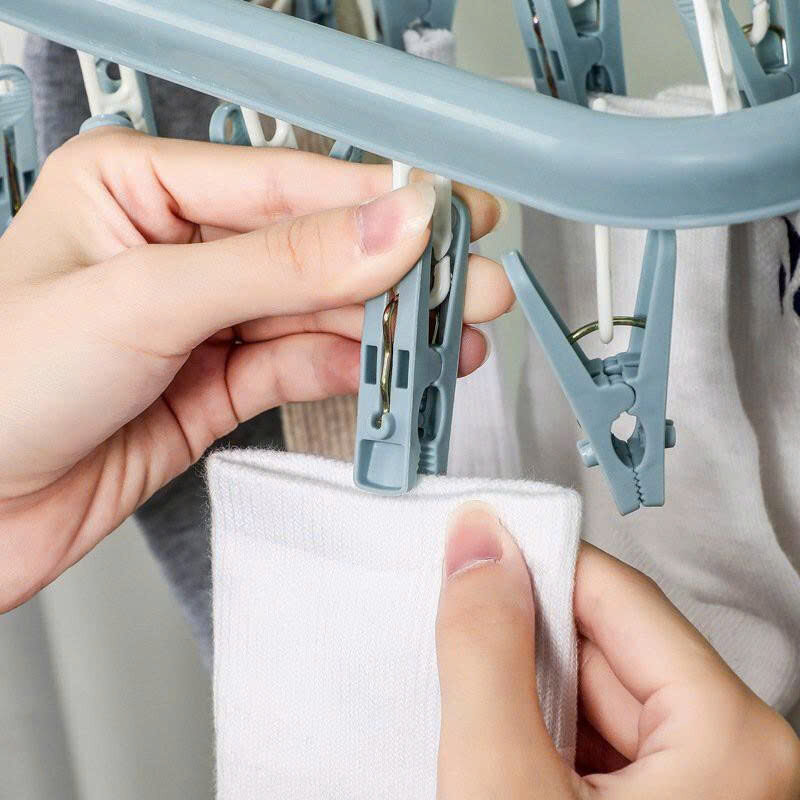 MÓC TREO QUẦN ÁO ĐA NĂNG 32 KẸP 3 MÓC TREO QUẦN ÁO ĐA NĂNG 32 KẸP - Ảnh 3