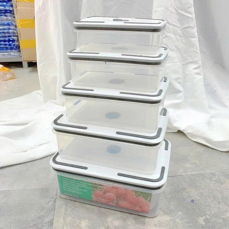 COMBO 5 HỘP NHỰA VUÔNG TỦ LẠNH 2 COMBO 5 HỘP NHỰA VUÔNG TỦ LẠNH - Ảnh 2