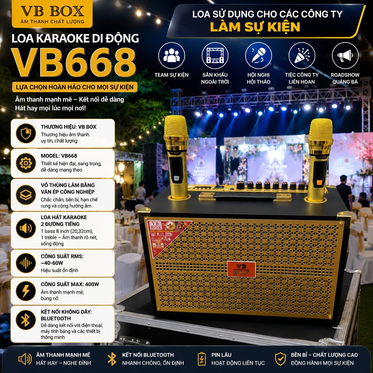 LOA KARAOKE VB BOX VB668 BASS 8" 12 84c024ca 85fa 4163 ba8c 8cba5ea91744