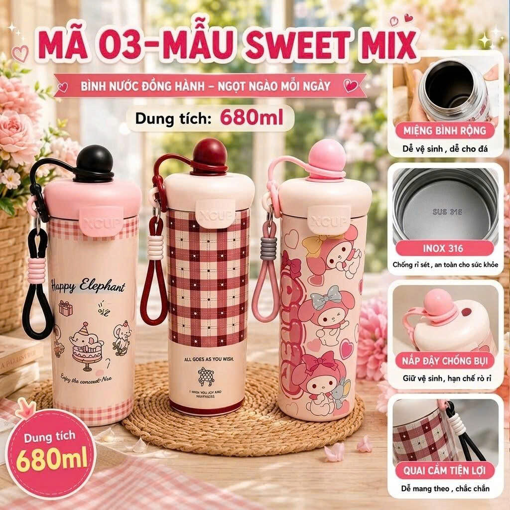 LY GIỮ NHIỆT 5D 650ML CÓ DÂY TREO 6 9 21